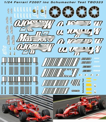 Decals per ferrari - ferrari, f1
